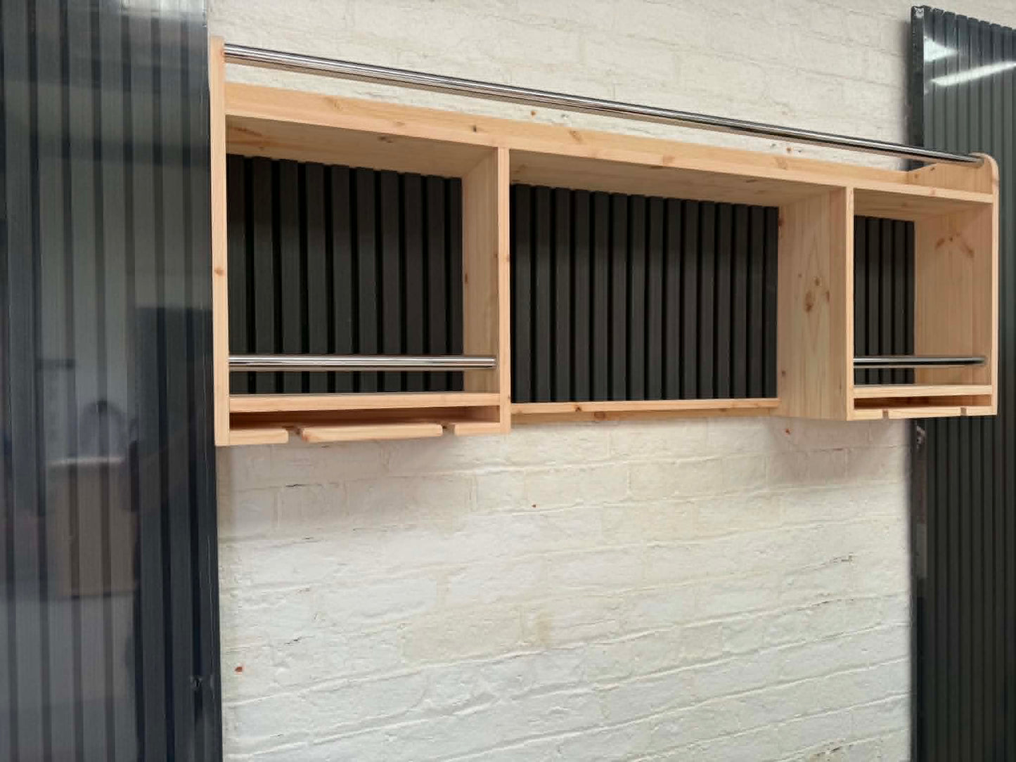 Handmade Wooden Wall Mounted Gin Bar/Shelves/ Man Cave