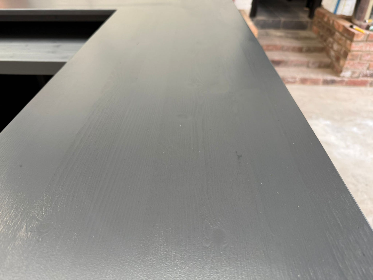 Modern L-Shaped Home Bar With Acoustic Panel Design